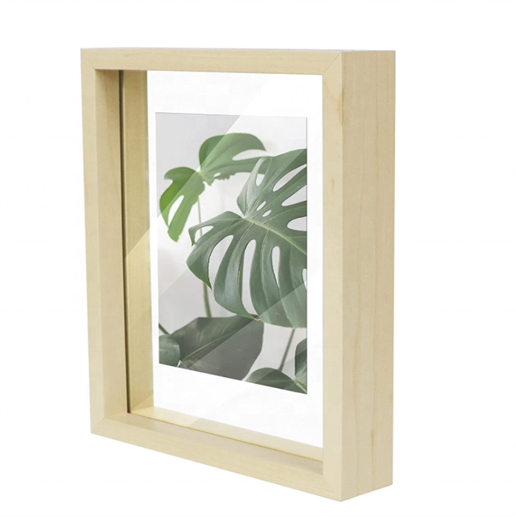 4*6 Vertical Wall Art Wood Glass Picture Frames Picture Frame With Or Without Mat For Display