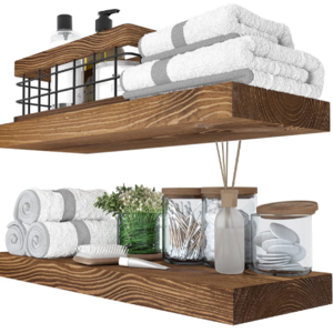 High quality bedroom storage decorative wall shelf bookshelf wooden floating shelf