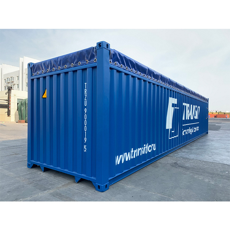 Manufacturers Provide Transportation Specialized Open Top Dry Bulk Shipping Container with Tarpaulin