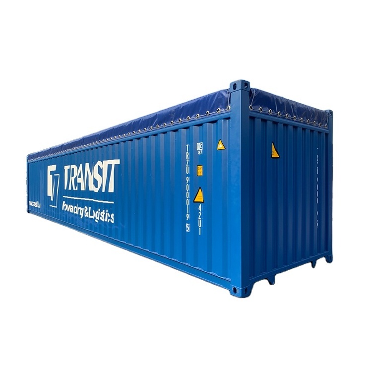 Manufacturers Provide Transportation Specialized Open Top Dry Bulk Shipping Container with Tarpaulin