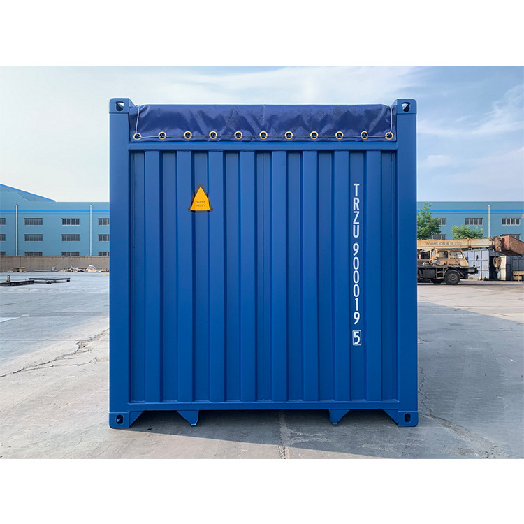 Manufacturers Provide Transportation Specialized Open Top Dry Bulk Shipping Container with Tarpaulin