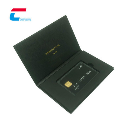 Customized Matt Blank Metal Cards Chip Slot 4442 Magnetic Stripe Black Metal Visa Credit Cards