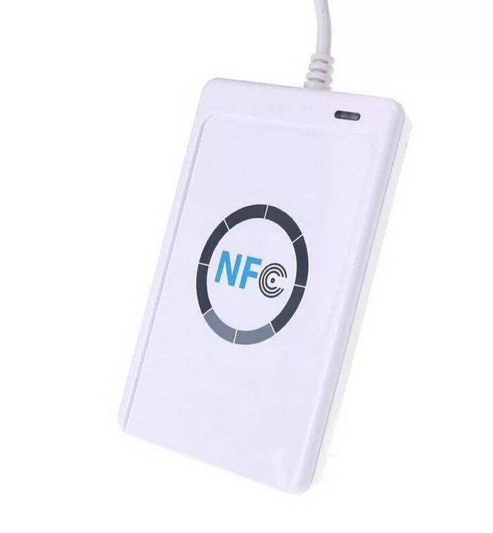 13.56MHZ Portable NFC Writer Reader RFID ISO14443 USB Contactless NFC Card Reader