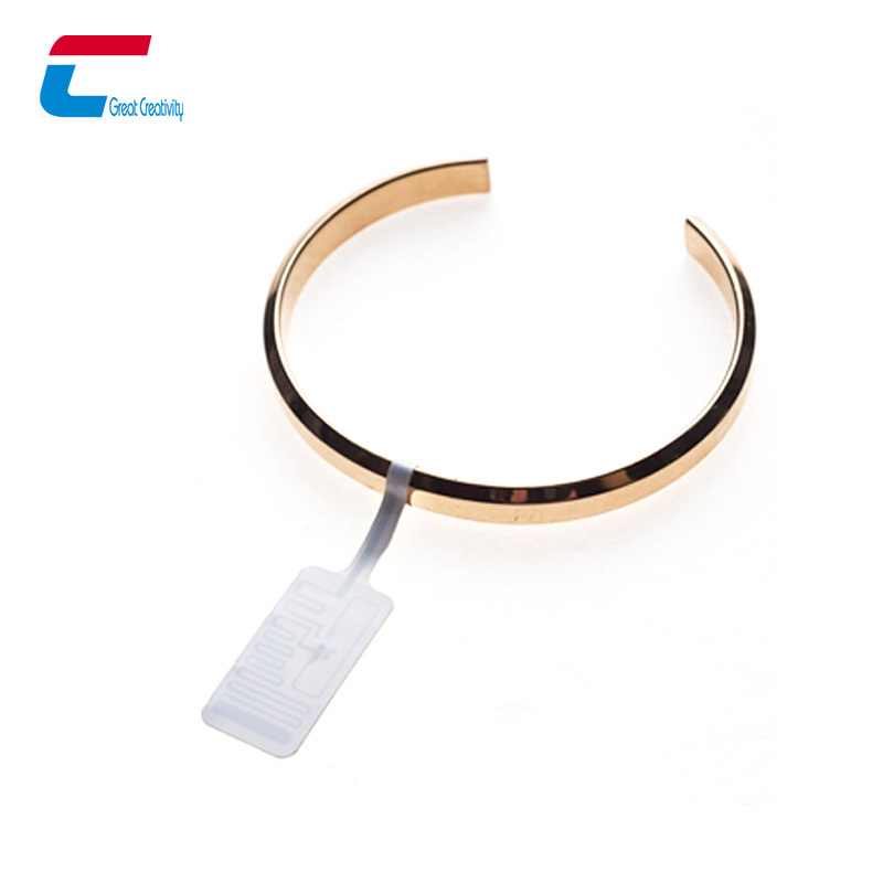 Customized Printing Barcode Anti-theft UHF RFID Jewelry Tag RFID Labels For Luxury Management