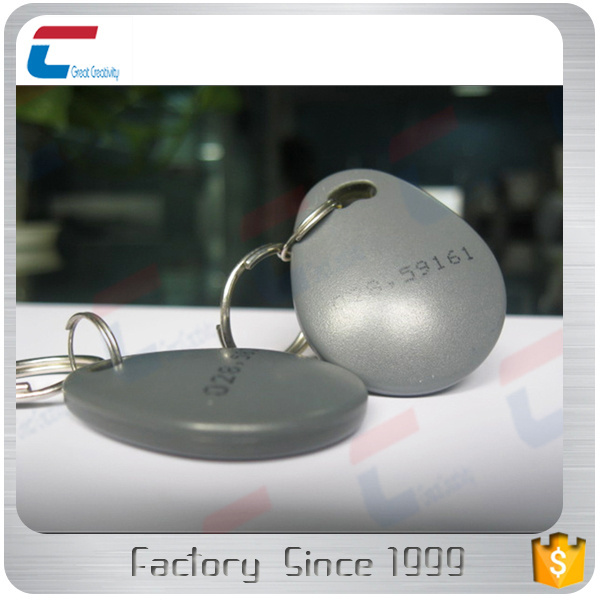 ISO14443A MIFARE Plus EV1 1K read and write RFID keychain keyfob tag key card door entry systems