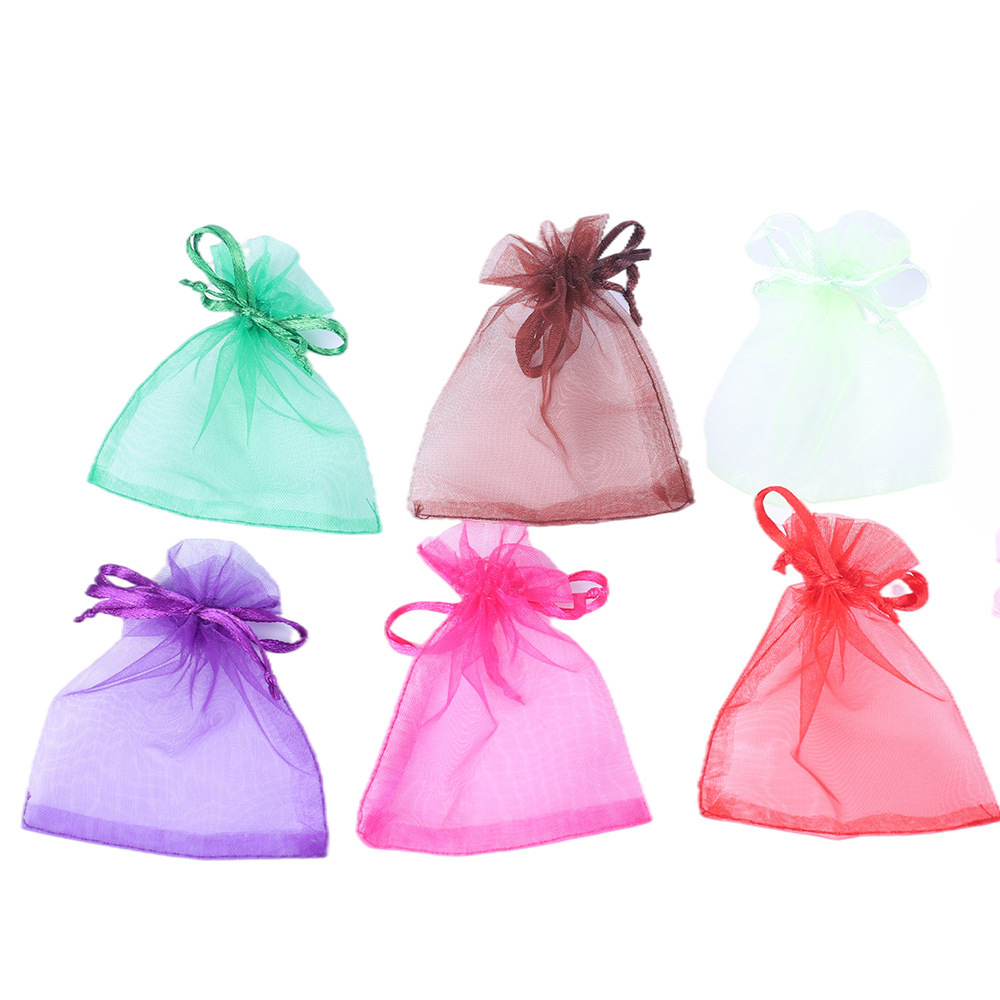 Organza Bags Gift Pouch Mesh Bag mixed colors 5x7cm, 7x9cm, 9x12 cm, 10x15 cnm, 13x18 cm, 15x20cm 20x30 mm