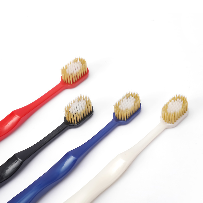 Popular Japanese Style Adult Toothbrush with a Big Head and Dense Bristles