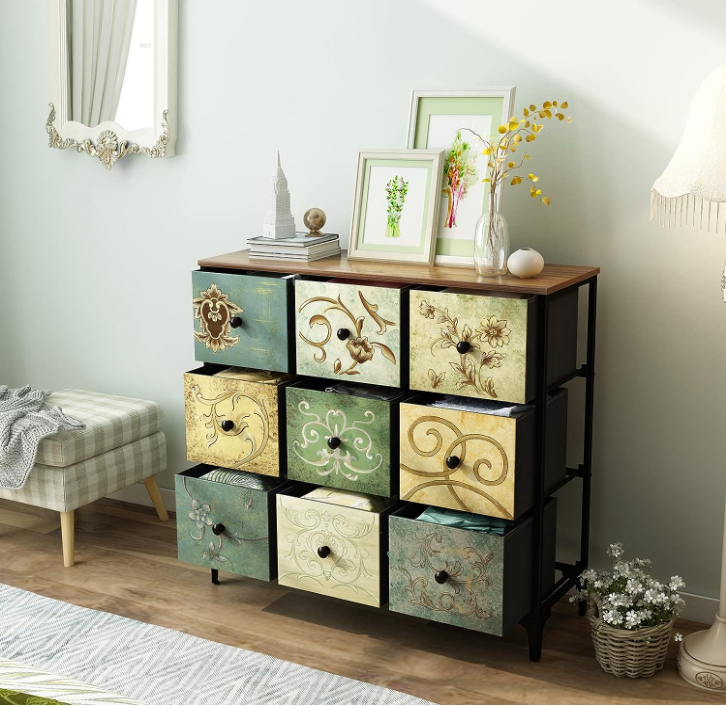 new design furniture living room Modern Chest of Drawers Tall Storage Dresser for Bedroom