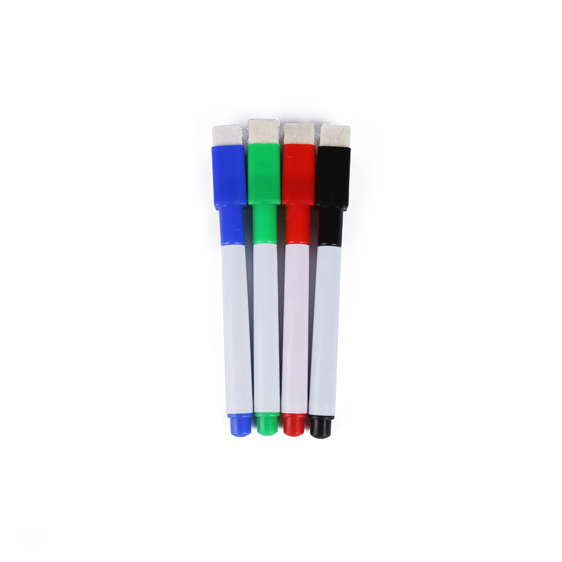 Dry Erase Markers Fine Tip Magnetic Colour Whiteboard Markers with erasers for School and Office