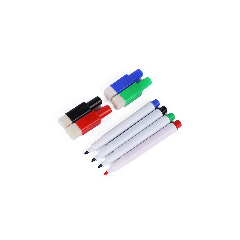 Dry Erase Markers Fine Tip Magnetic Colour Whiteboard Markers with erasers for School and Office