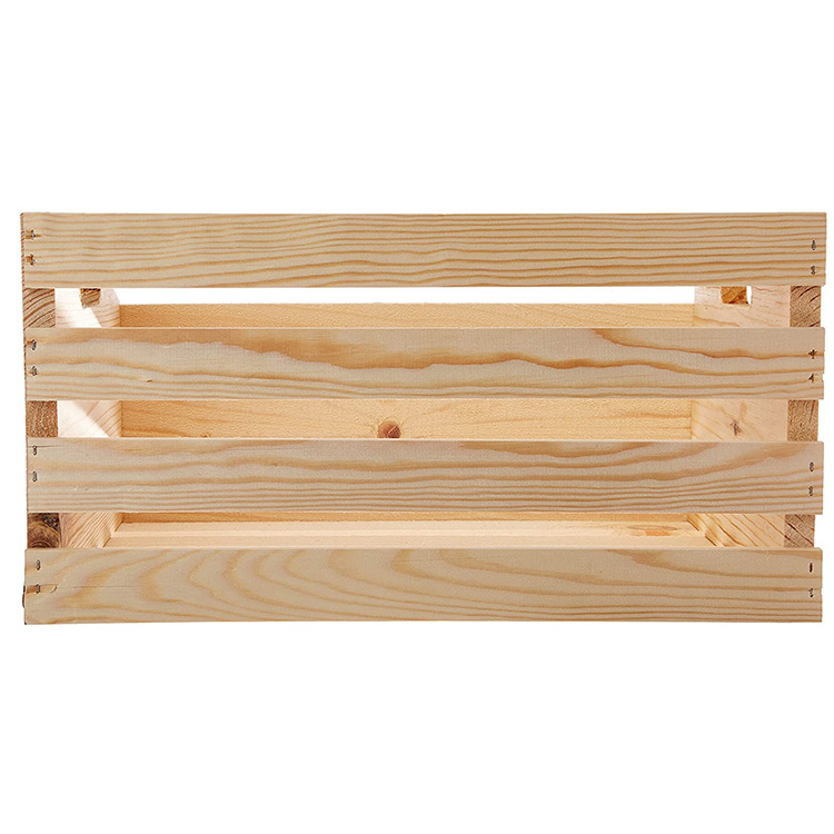 Cheap wholesale large sturdy packing storage wooden vegetable crates for sale