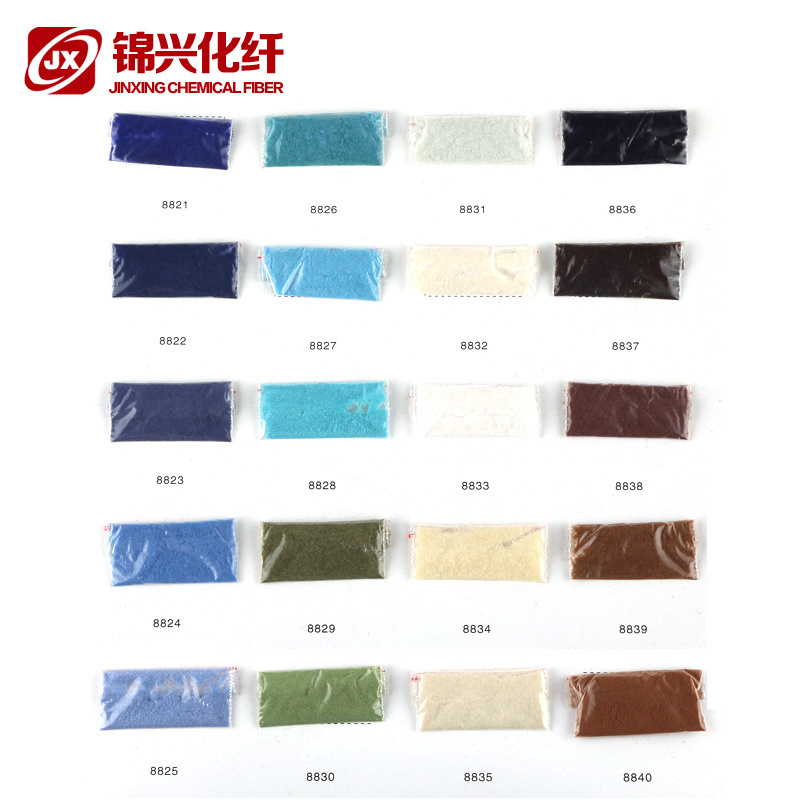 electrostatic flocking powder 100% nylon 66 flock bright for short cut velvet fabric