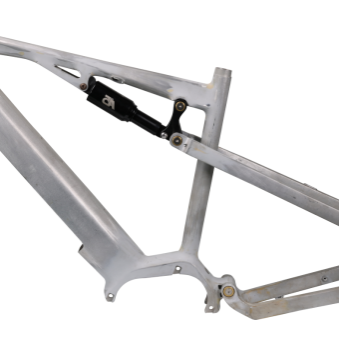 27.5-Inch Gray Steel Fixie Bike Frame with battery box Single Speed Road Bicycle Track Use Fixed Gear Road Biking