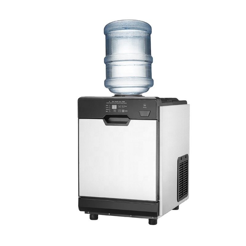 Professional china factory commercial countertop water cooler dispenser ice maker machine