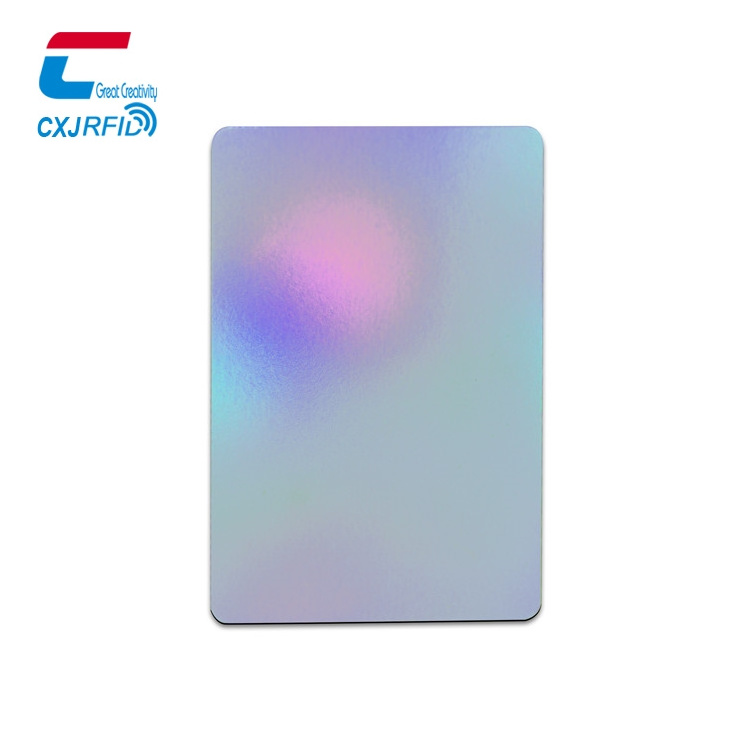 New Arrival Cool Hologram Laserable 13.56Mhz Rfid Nfc Social Media Smart Card