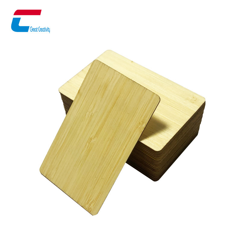 13.56Mhz ISO14443A Rfid Blank RFID Smart Chip Hotel Access Control Key Wooden Card