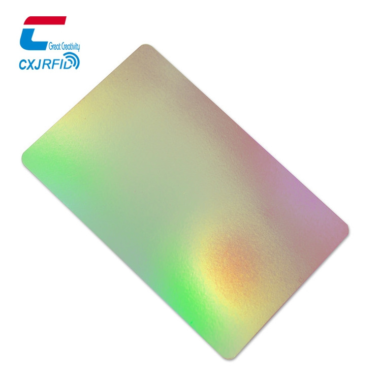 New Arrival Cool Hologram Laserable 13.56Mhz Rfid Nfc Social Media Smart Card