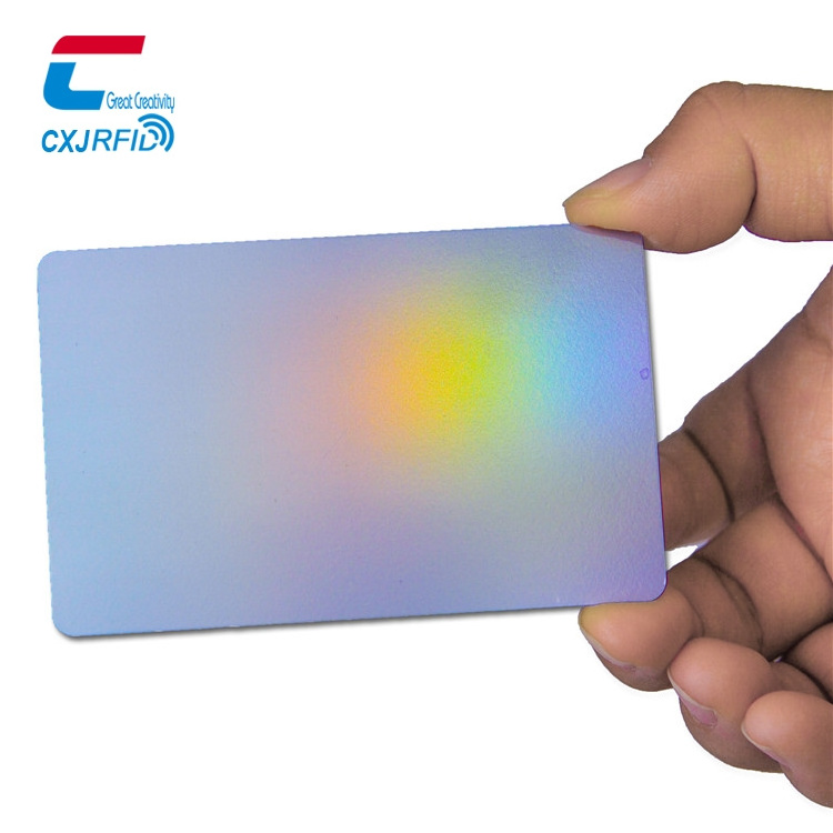 New Arrival Cool Hologram Laserable 13.56Mhz Rfid Nfc Social Media Smart Card