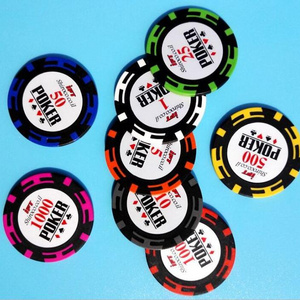 Hot selling custom colorful ceramic Clay poker chip