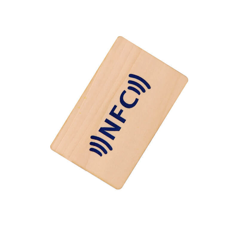 Custom Printing wood nfc bamboo business rfid wooden card