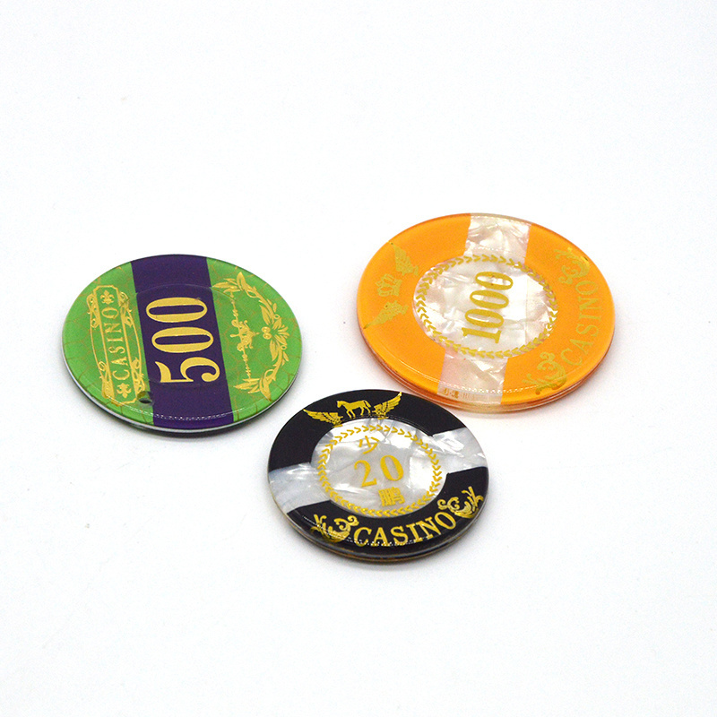 High quality dia40mm poker chips token casino custom chips poker