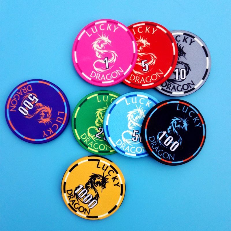 Custom Poker Chips Card clay casino golf game Tokens ceramic Chips