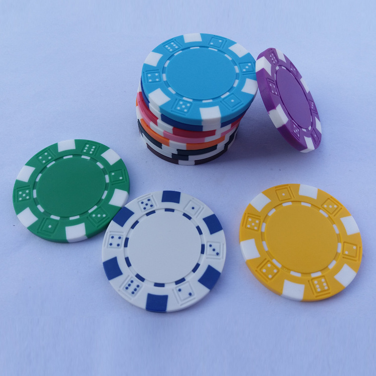 Custom High Quality Print ABS plastic token Casino Poker Chip