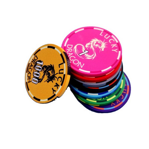 Custom Poker Chips Card clay casino golf game Tokens ceramic Chips