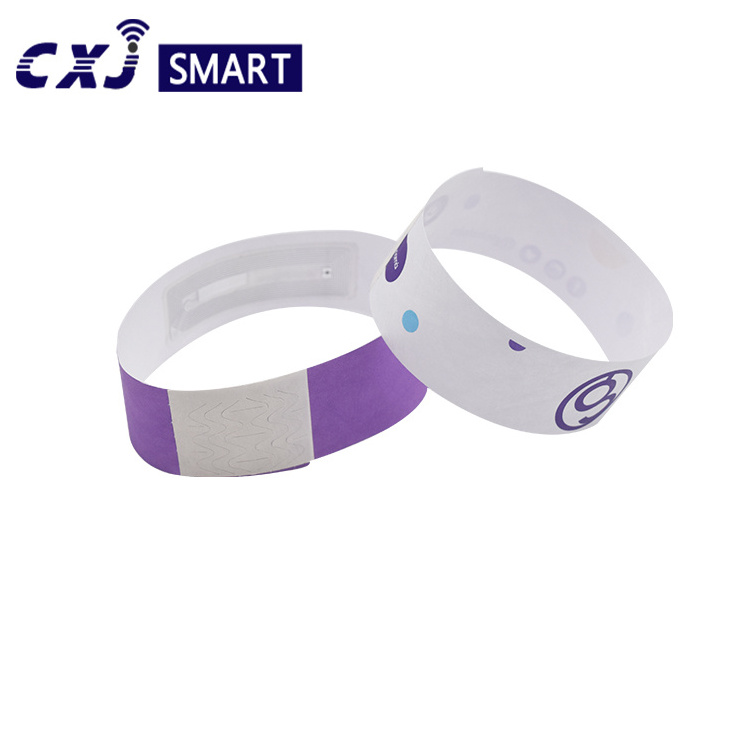 customized rfid 1k paper nfc tag band ultralight ev1 nfc bracelet