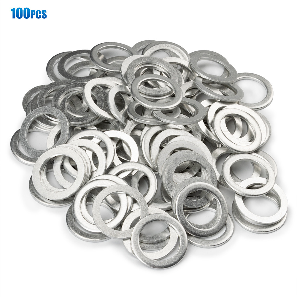 100PCS Transmission Oil Drain Plug Crush Washer Gaskets 94109-20000 90471-PX4-000 for Honda