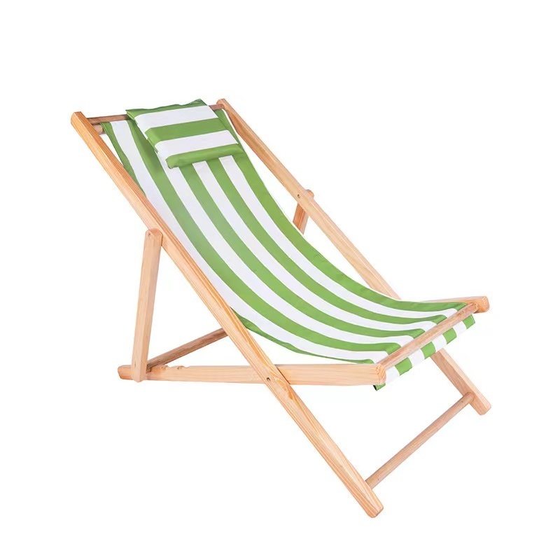 Wood chair garden Folding Beach Chair Outdoor Camping Leisure Picnic deck Pastoral Lounge camping Recliner fishing chairs