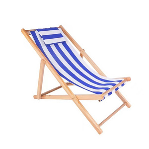 Wood chair garden Folding Beach Chair Outdoor Camping Leisure Picnic deck Pastoral Lounge camping Recliner fishing chairs