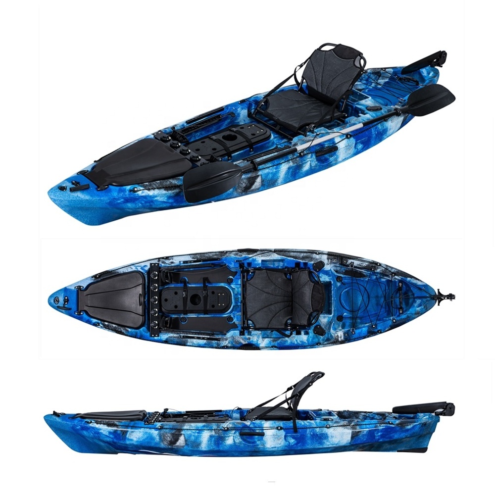 New design kayak with electric trolling motor/fishing kayak/single fishing kayak with engine