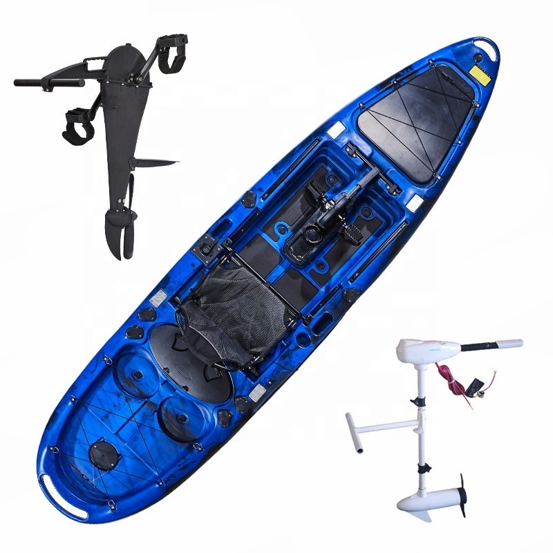 Anglers Motor Kayak With Foot Pedal System Cheap Wheel Kayak