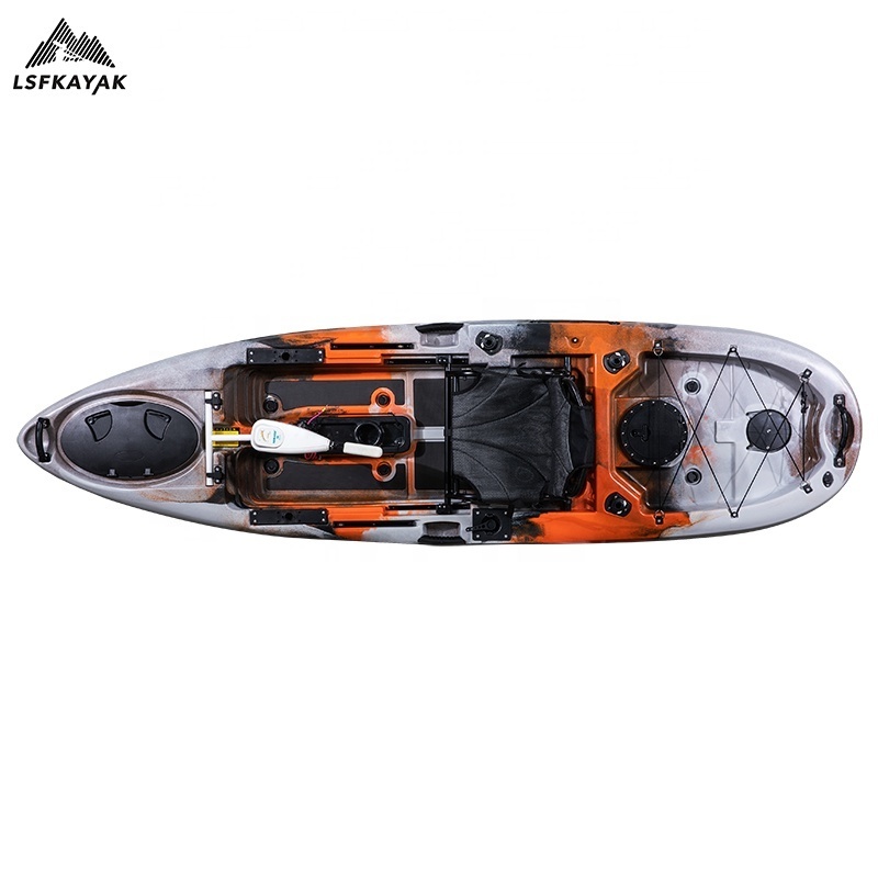 New design kayak with electric trolling motor/fishing kayak/single fishing kayak with engine