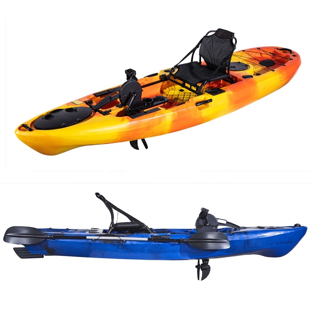 Anglers Motor Kayak With Foot Pedal System Cheap Wheel Kayak