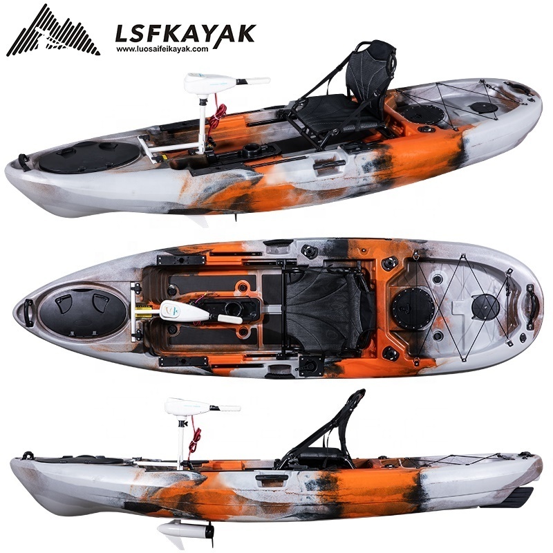 Anglers Motor Kayak With Foot Pedal System Cheap Wheel Kayak