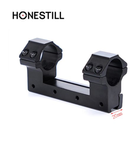 25.4mm 30mm Dual Ring Scope Mount Heavy Duty Cantilever Dovetail Integrated 11& 20 mm Flashlight Mount