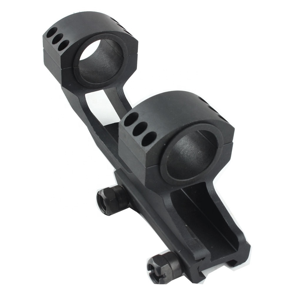 25.4MM Dual Ring Scope Mount Black Cantilever Flat Top Flashlight Scope Mount 20mm Hunting Accessory