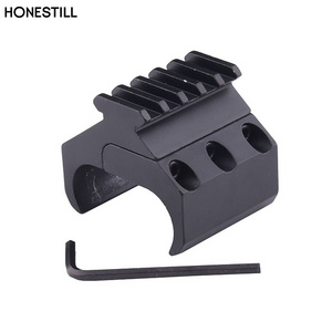 Tactical Flashlight Scope Base Mount Adapter Upper Mount 20mm With Clip 20mm 37mm Hunting Accessory