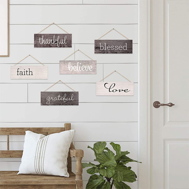 Home Sweet Home Art Wooden Wall Signs Family Hanging Plaque Wood Sign Home Wall Decoration