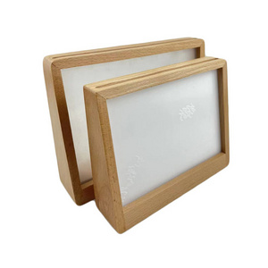 Wholesale Custom 3d Wood Picture Frame Wooden Medal Box Double Glass Acrylic Deep Shadow Box Frame