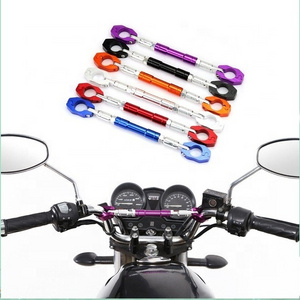 Motorcycle 7/8" Handlebar Brace Adjustable Crossbar Modified Strengthen Handle Bar Clamp Balance Grips Beam Cross