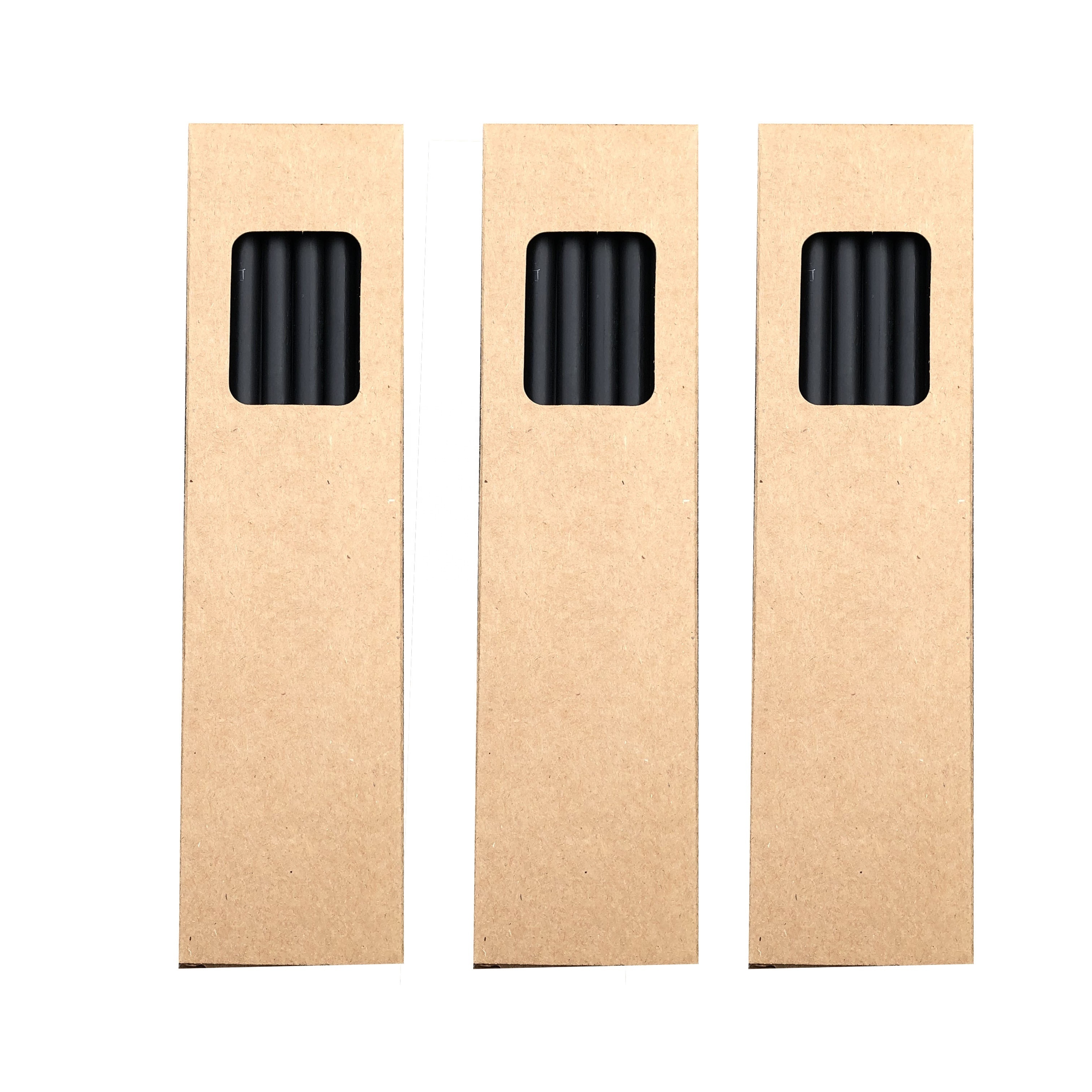 Custom graphite #2 HB black wood pencil set with eco-friendly kraft paper box,12pcs,gifts for school and office