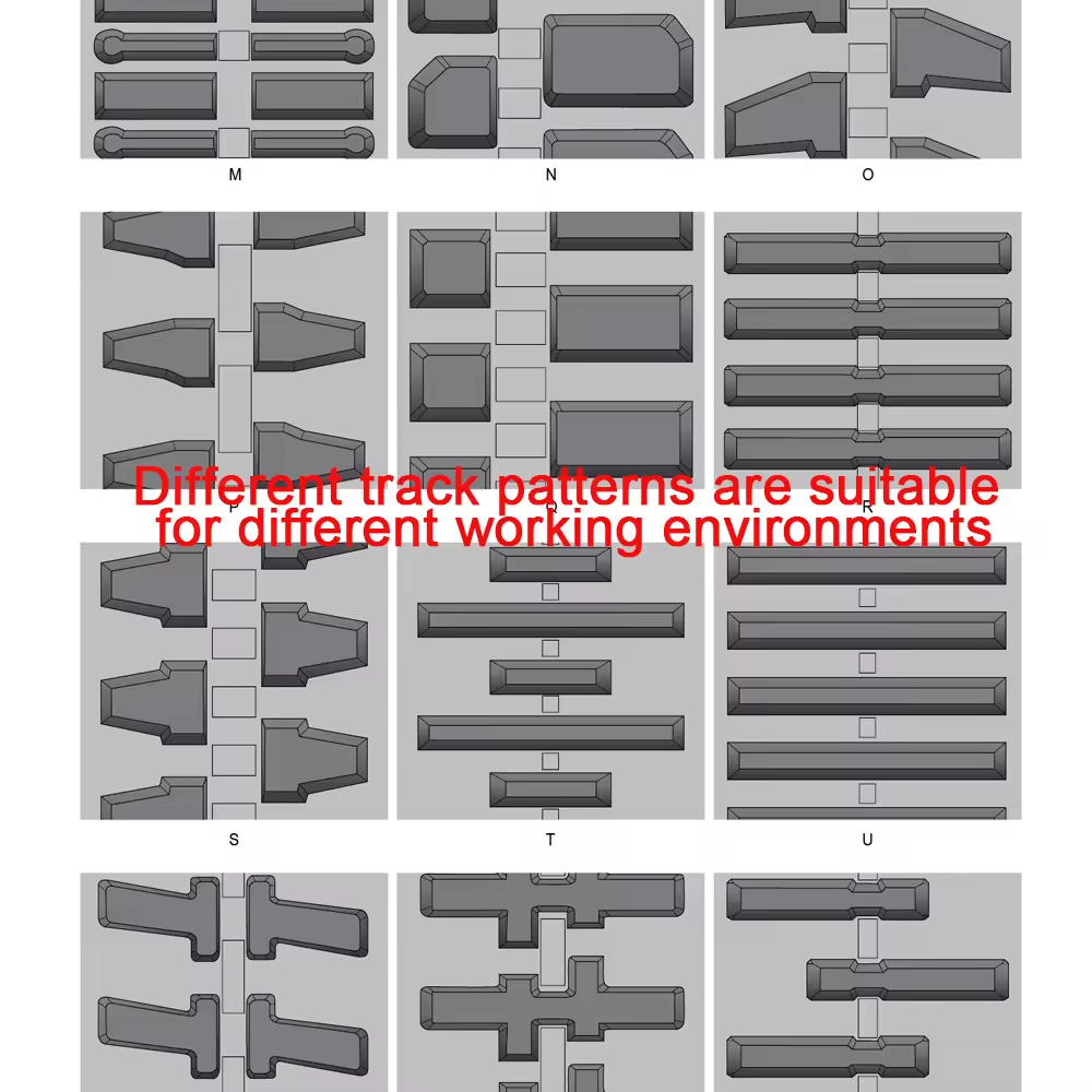 500x90x56 500x90x54 DC70 dc93 kubota combine harvester Rubber Track