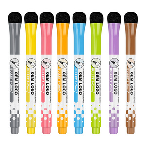 Wholesale Non-toxic Multicolor Bright Dry-erase Marker Eco-friendly Refillable Whiteboard Marker