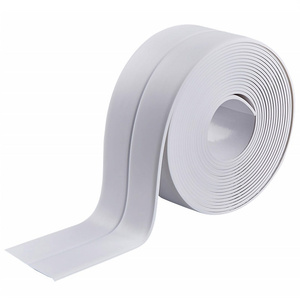 Caulk Strip Flexible Sealing Waterproof Curb Sealant Strip Shower Bath Border Seal Tape for Bath Bathroom