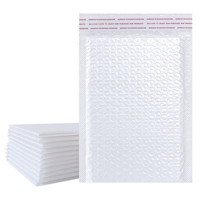 Customized Sizes Ready To Ship Pearl Film Padded Courier Delivery Envelope Air Shipping Packaging Mailing Bag Poly Bubble Mailer