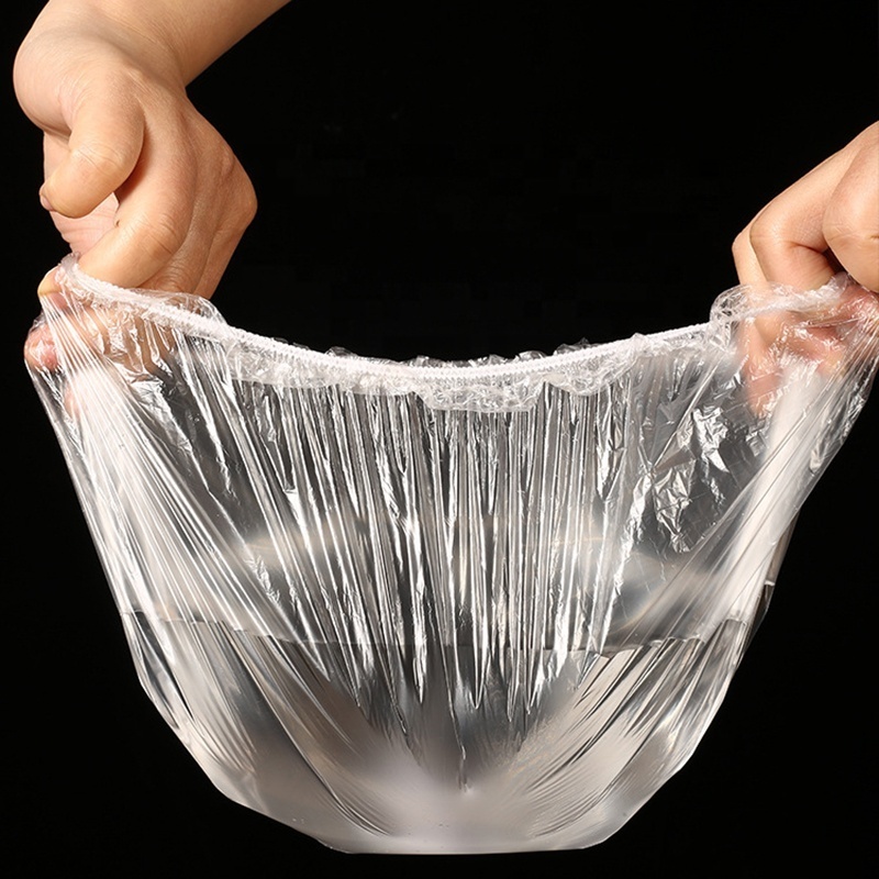 Reusable Fresh-keeping Transparent Kitchen Elastic Disposable Plastic Wrap Film Nylon Food Cover for Dish