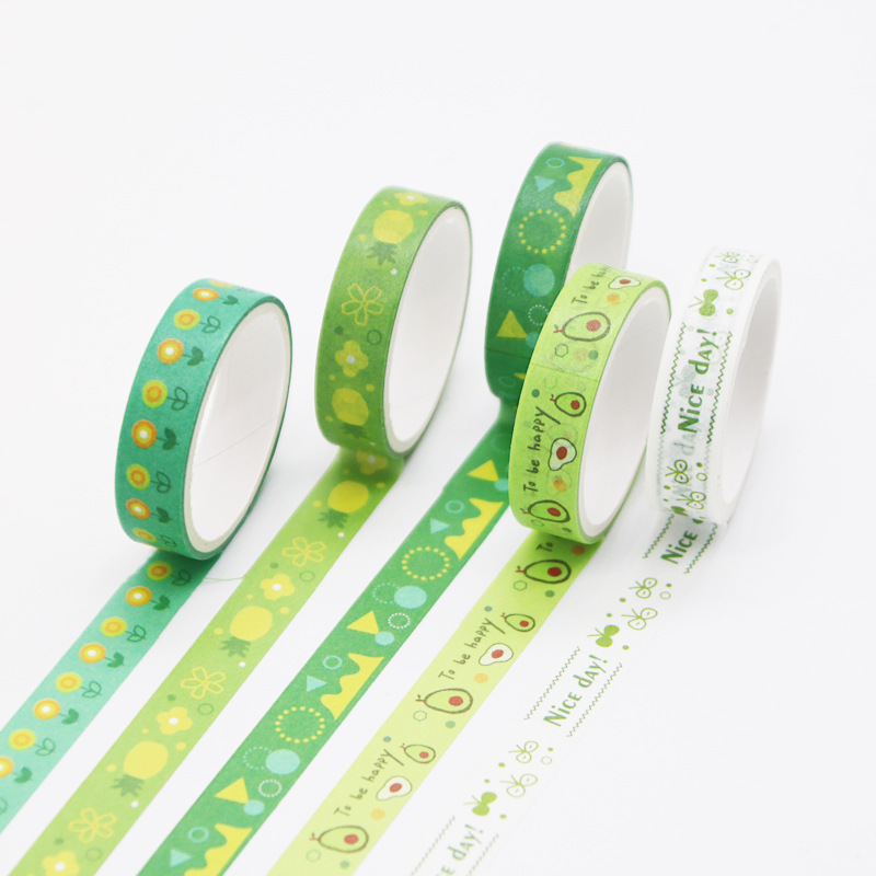 Adhesive Kawaii Stamp Set Stickers Roll Personalized Plain Black Solid Color Wholesale Print Custom Washi Tape,Washy Tape